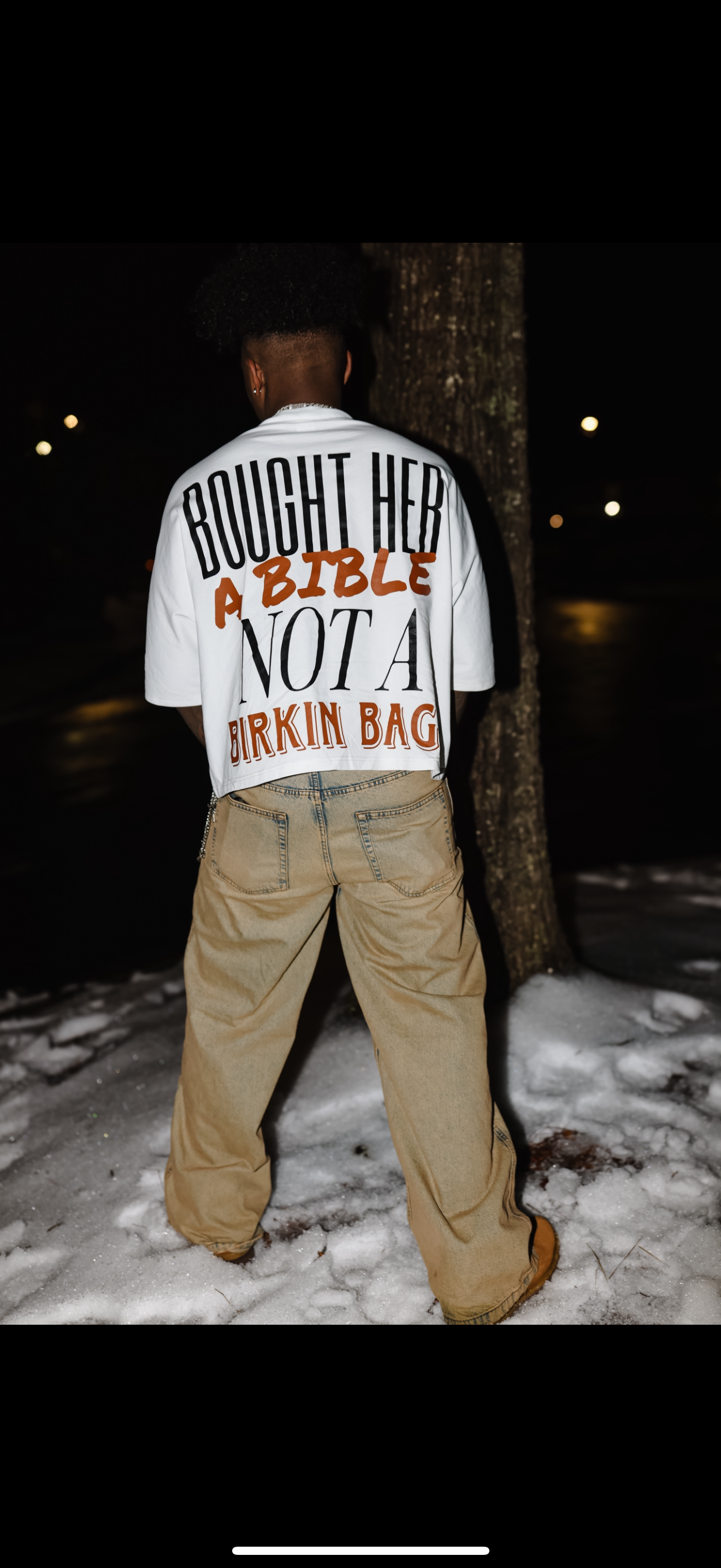 Bibles over Birkins tee